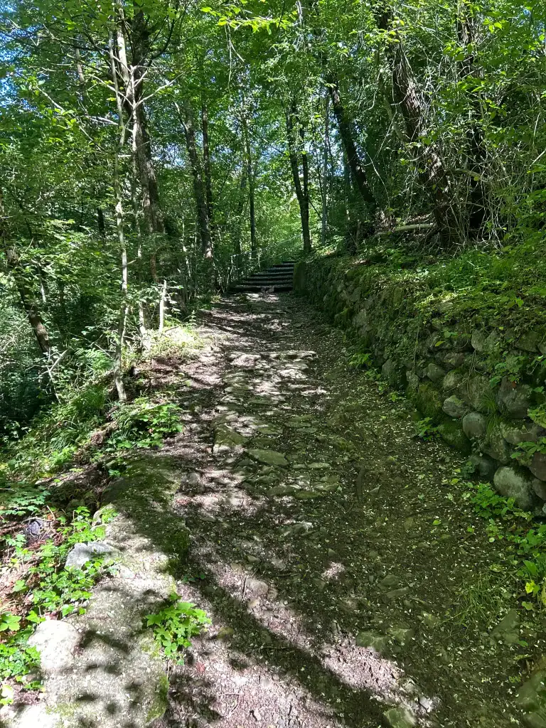 Sentiero verso Piazzalina