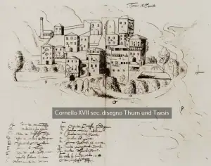 Disegno XVII secolo Cornello