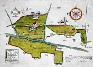 Mappa Bretto anno 1715 - Archivio Tasso Comonte