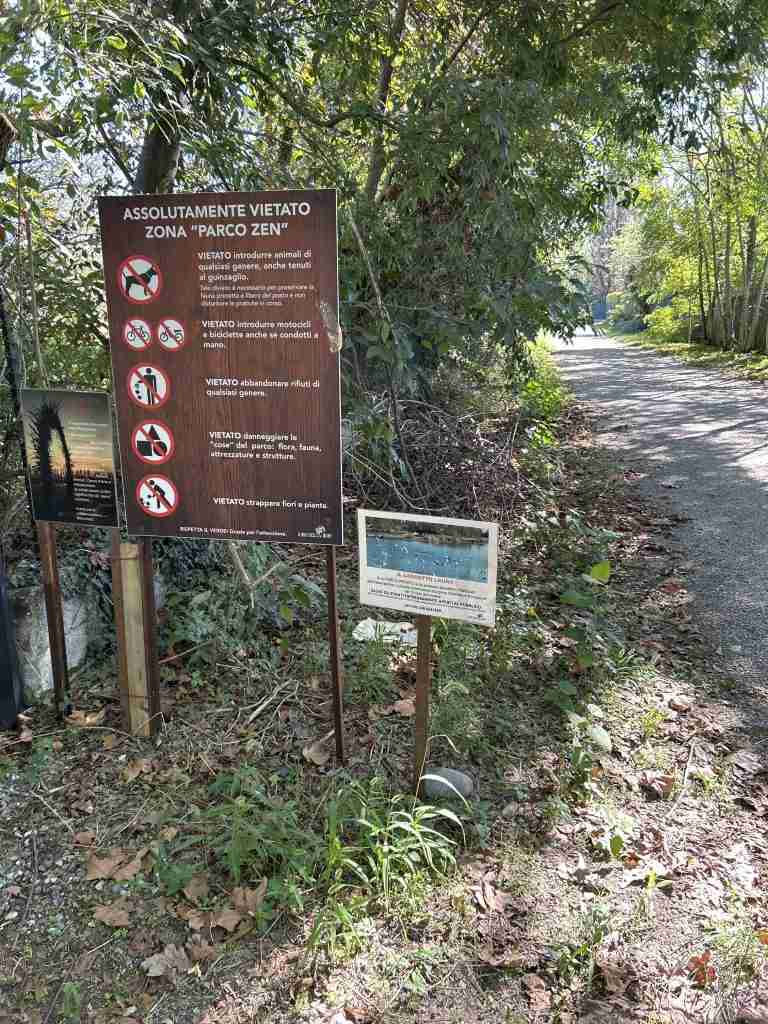 Parco "ZEN" laghetto Lauro (privato)