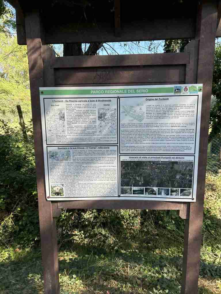 Parco Regionale del Serio, fontanili e Storia