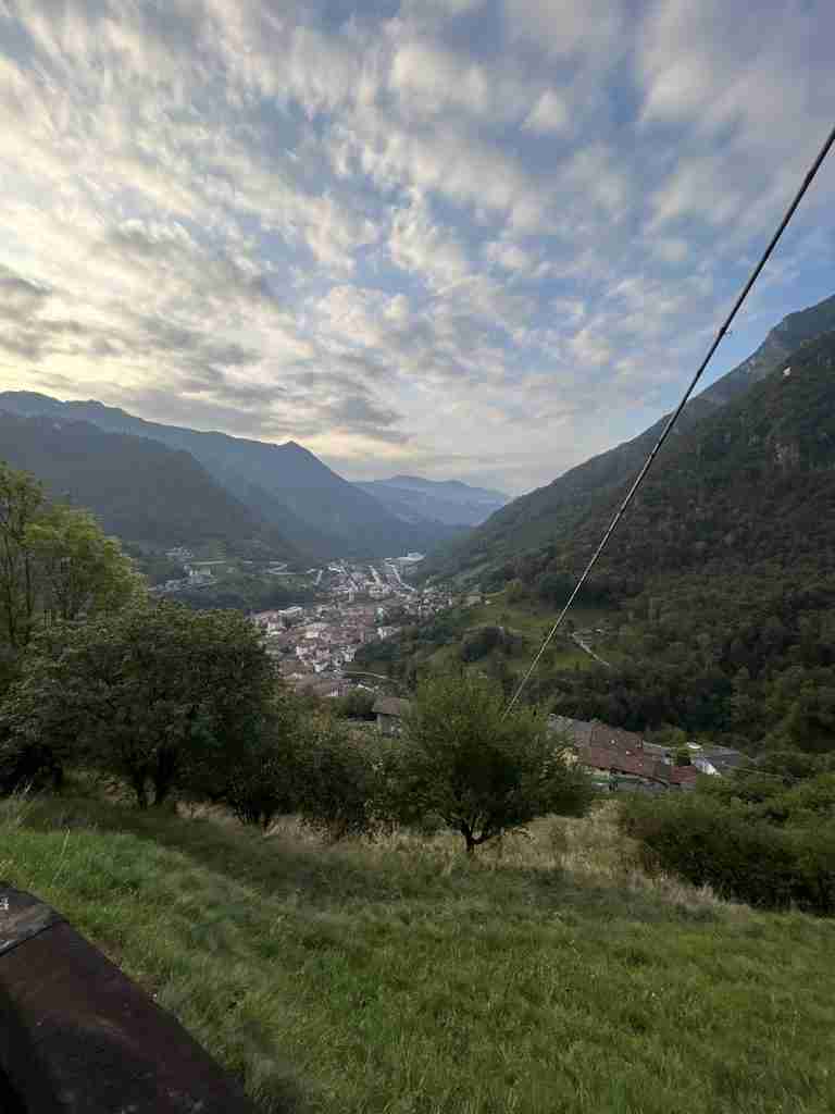 San Pellegrino Terme dall'alto