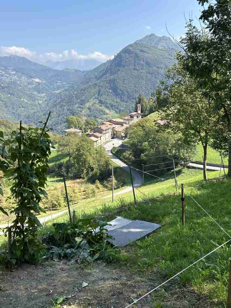 L'antico Borgo di Alino visto dall'alto