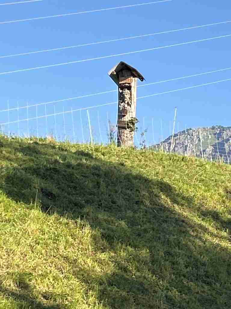 Stele in un campo prima di Cassino