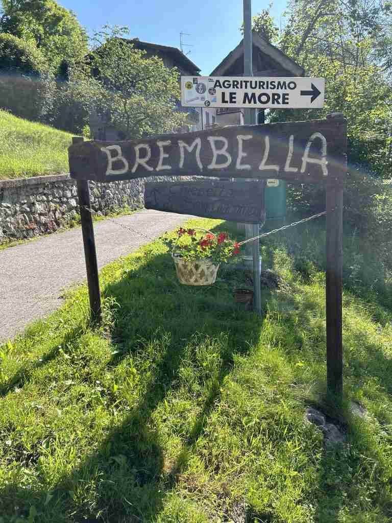 Entrata a Brembella