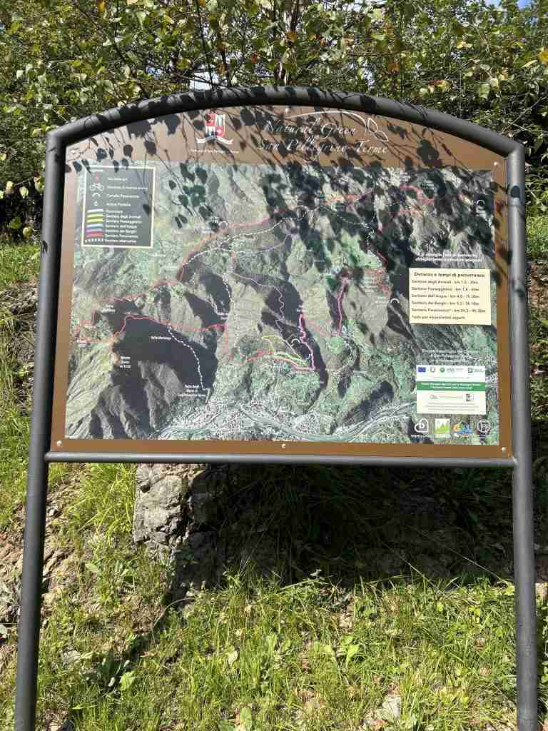 Mappa Percorsi "Natural Green" San Pellegrino Terme