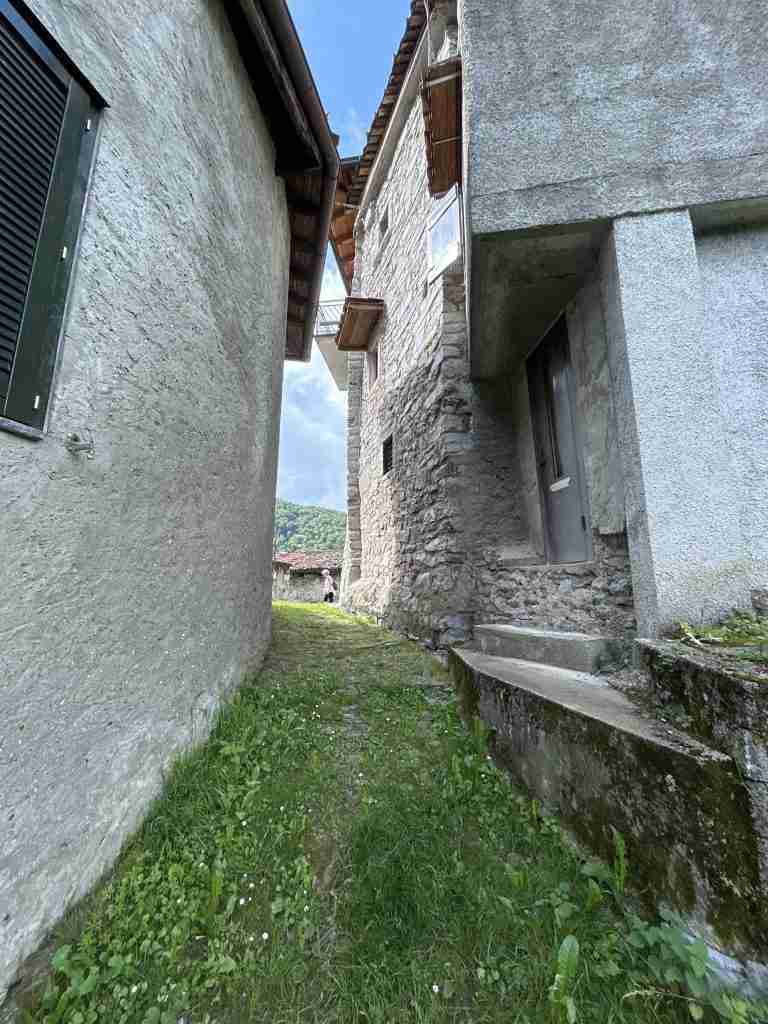 La strettoia che immette a Bosco Fuori