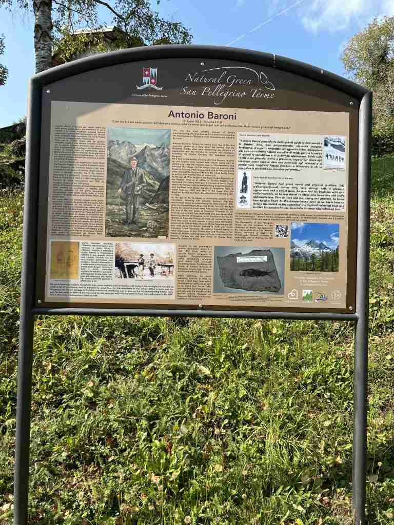 Storiografia di della Guida Alpina Antonio Baroni