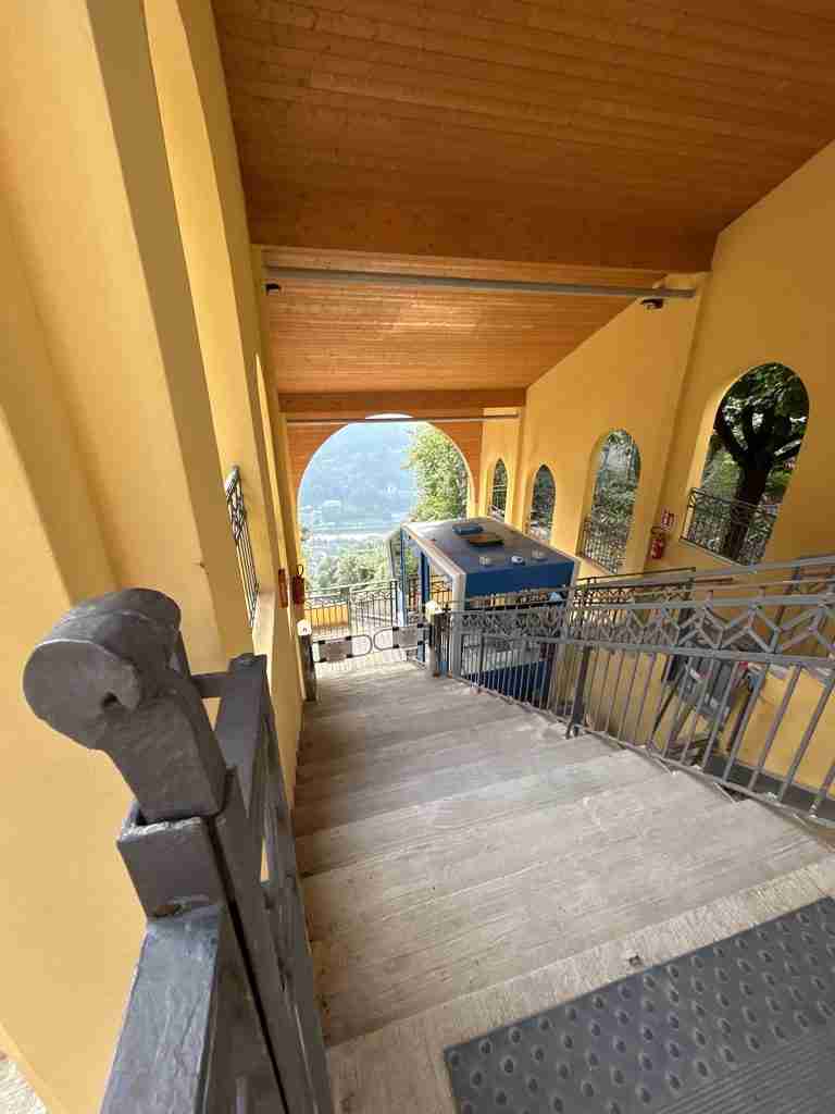 Interno Funicolare di San Pellegrino Terme - Stazione "Vetta"