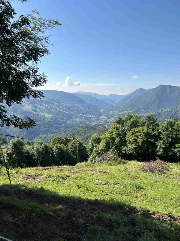 Visuale verso la Valle