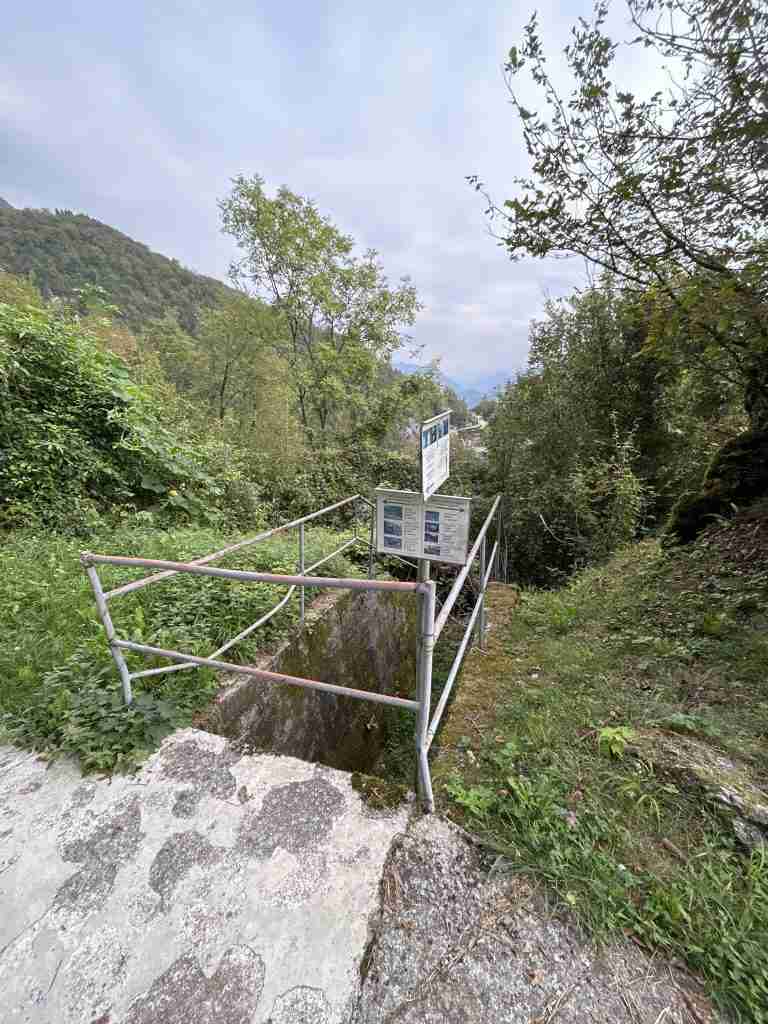 Valle Bojone a sinistra (648 m s.l.m.)