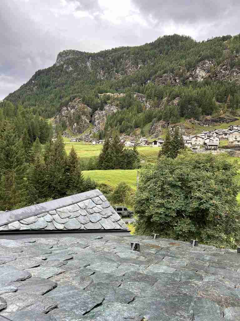 Vista del Borgo di Franscia frazione di Lanzada (SO)