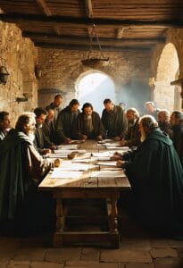 RIUNIONE D'ARENGO - RICOSTRUZIONE