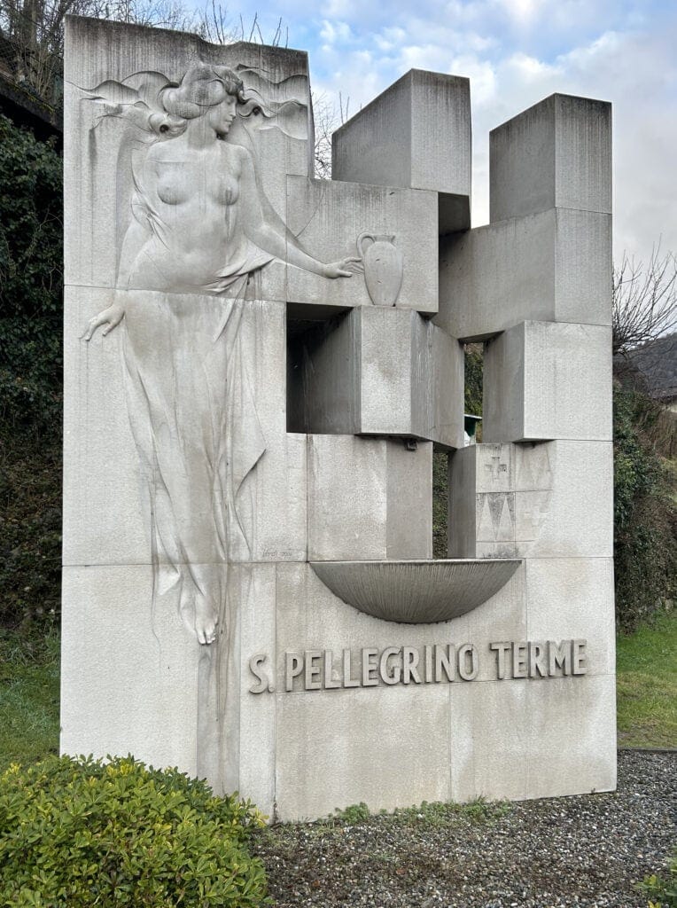FONTANA A SAN PELLEGRINO TERME (BG) - ALESSANDRO VERDI SCULTORE