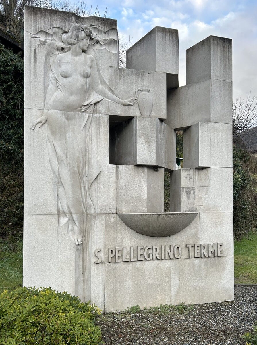 FONTANA A SAN PELLEGRINO TERME (BG) - ALESSANDRO VERDI SCULTORE